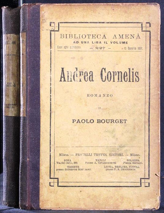 Andrea Cornelis - Paul Bourget - copertina