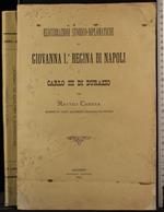 Elucubrazioni Storico-Diplomatiche Su Giovanna I