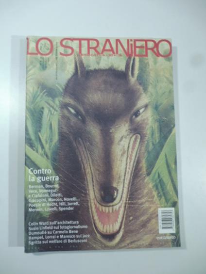 Lo straniero, arte, cultura e societa' n.34 - copertina
