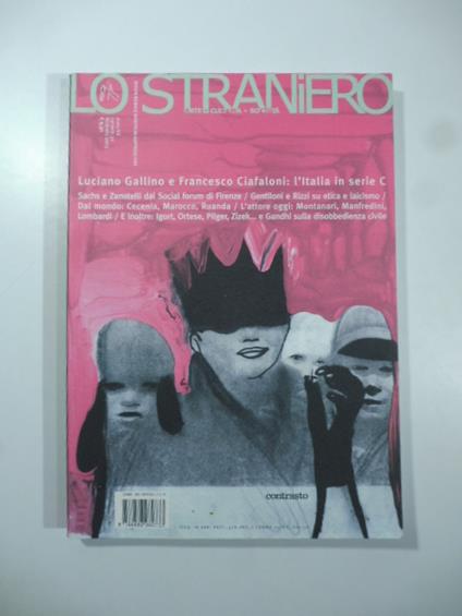 Lo straniero, arte, cultura e societa' n.32 - copertina