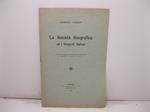 La Societa' Geografica ed i Geografi Italiani. Estratto dalla Rivista Geografica italiana, anno XXIII, fascicolo VIII, 1916