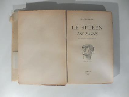 Le spleen de Paris - Charles Baudelaire - copertina