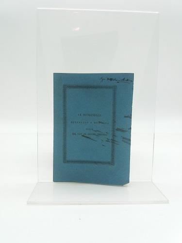 Le rondinelle. Messaggio e risposta. Ottave - Jacopo Bernardi - copertina