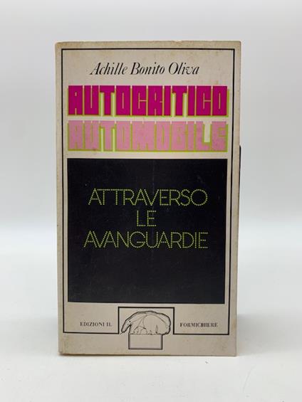 Autocritico. Automobile. Attraverso le avanguardie - Achille Bonito Oliva - copertina