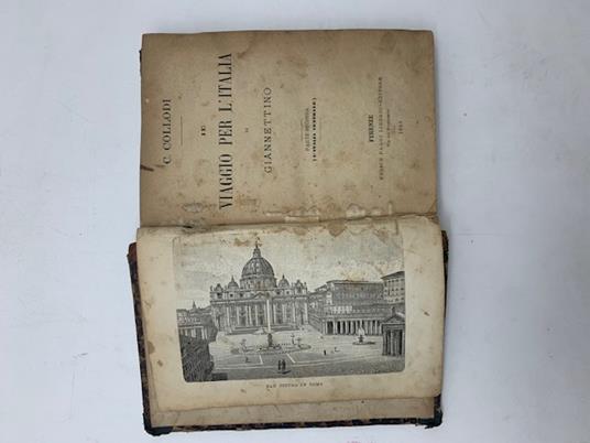 Il viaggio per l'Italia di Giannettino (parte seconda) L'Italia centrale - Carlo Collodi - copertina