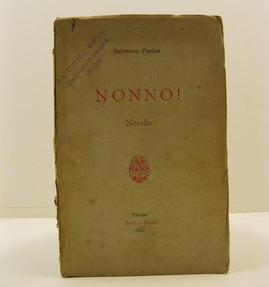 Nonno! - Salvatore Farina - copertina