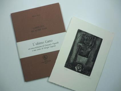 Lapide 1975 ed altre cose - Alfonso Gatto - copertina