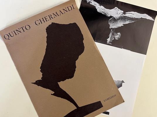 Quinto Ghermandi. Galleria dell'Obelisco, Roma, 1961 (pieghevole) - Giuseppe Marchiori - copertina