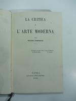 La critica e l'arte moderna