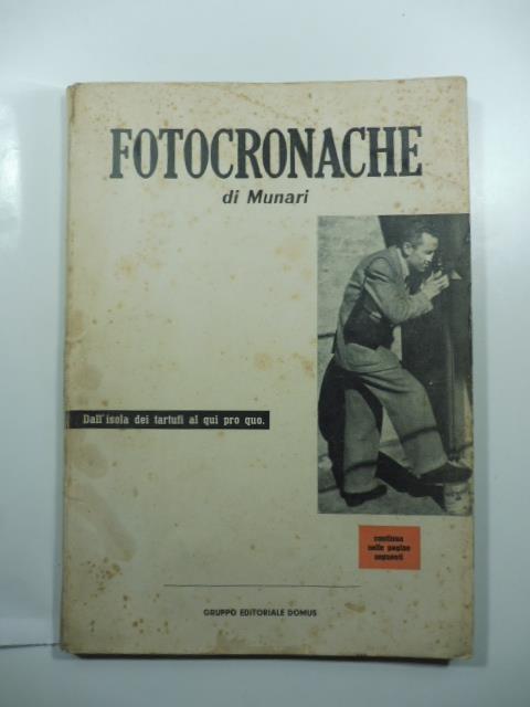 Fotocronache di Munari - Bruno Munari - copertina