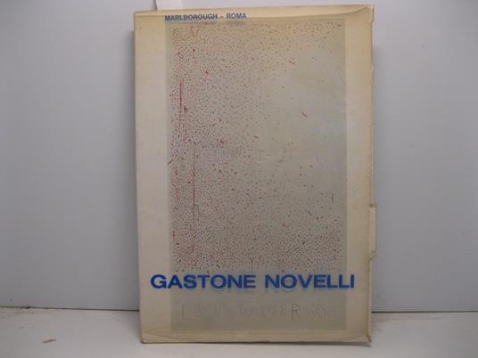 Novelli 68. Aprile-maggio 1970. Galleria d'Arte Marlborough- Roma - Gastone Novelli - copertina