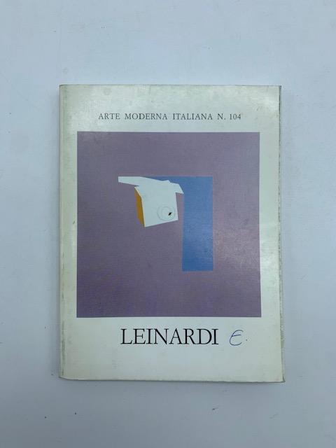 Ermanno Leinardi. Opere 1986-1992 - Sandra Orienti - copertina