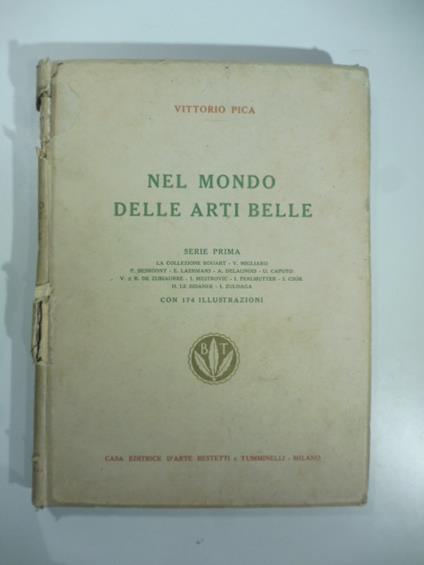 Nel mondo delle arti belle. Serie prima - Vittorio Pica - copertina