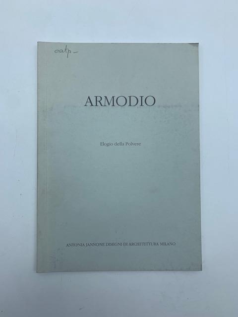 Armodio. Elogio della polvere - Giorgio Soavi - copertina