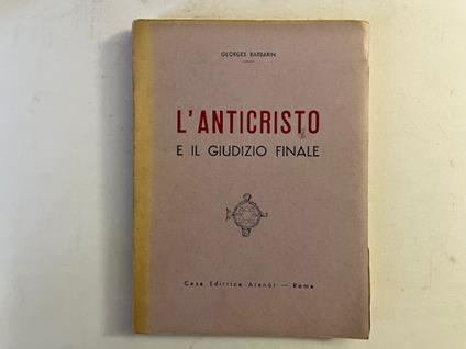 L' Anticristo e il giudizio finale - Georges Barbarin - copertina