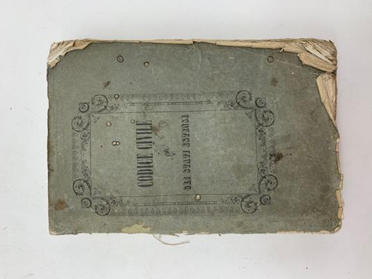 Codice civile per gli Stati Estensi - copertina