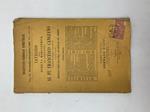 Catalogo della scelta biblioteca gia' appartenuta al fu Francesco Cangiano celebre bibliografo napoletano contenente monografie patrie - crusca - belle arti - musica - ed aslta curiosita'. Parte ottava. Libreria antiquaria Gennaro Cioffi...Novembre -