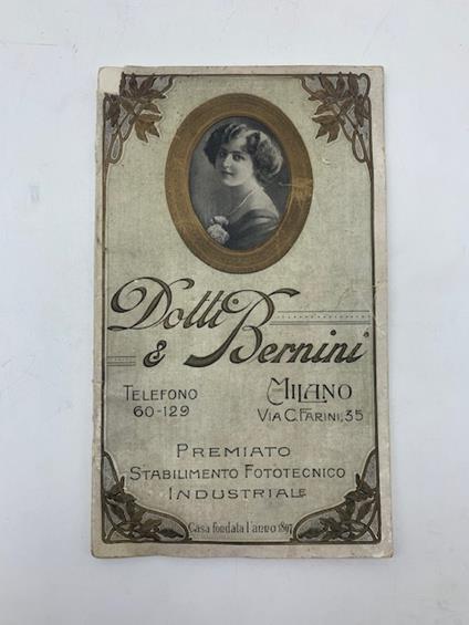 Dotti & Bernini. Premiato Stabilimento fototecnico industriale. Catalogo n. 27 - copertina