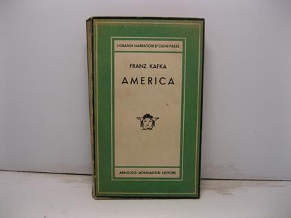 America - Franz Kafka - copertina