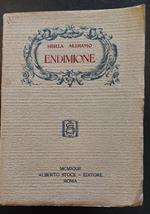 Endimione. Poema drammatico in tre atti