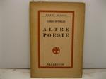 Altre poesie