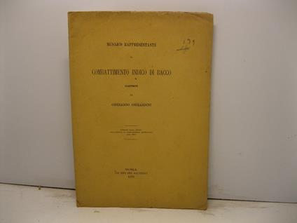 Musaico rappresentante il combattimento indico di Bacco illustrato da Gherardo Ghirardini - Gherardo Ghirardini - copertina