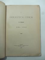 La biblioteca civica di Torino nel 1892