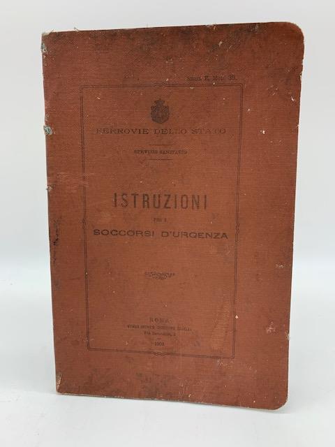 Ferrovie dello Stato. Istruzioni per i soccorsi d'urgenza - copertina