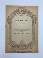 Augusteo. Stagione 1925-26. Terzo ed ultimo concerto orchestrale diretto da Pietro Mascagni