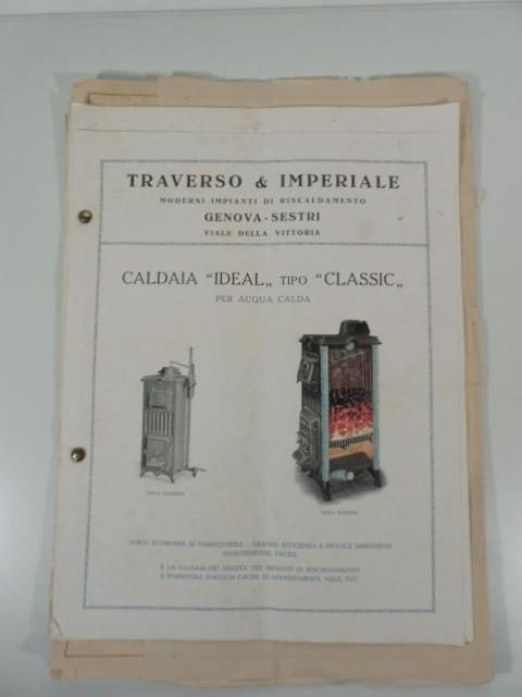Traverso & Imperiale. Moderni impianti di riscaldamento. Genova-Sestri - copertina