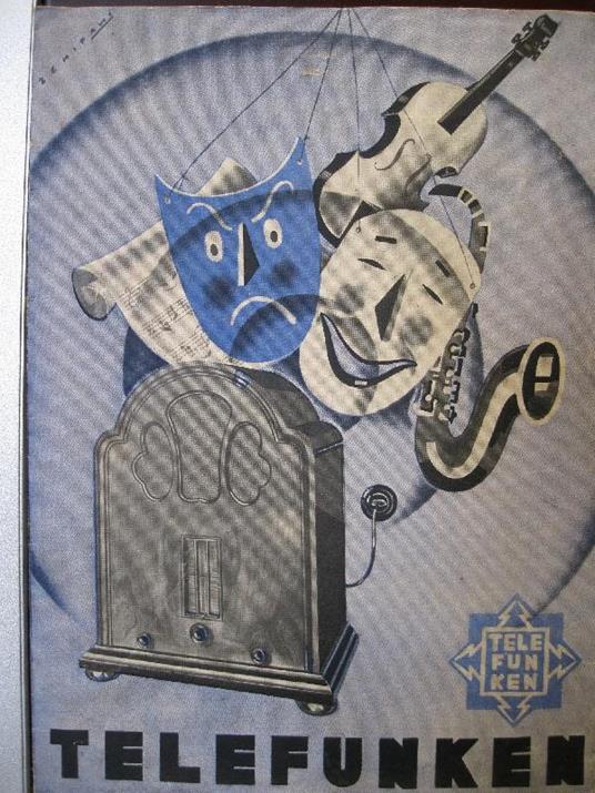 Telefunken... Pieghevole pubblicitario - copertina