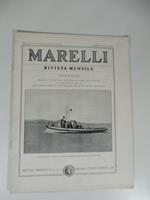 Marelli. Rivista mensile, num. 7-8, luglio-agosto 1934. Impianti di distribuzione di acqua con autoclave soffianti speciali per gas Commutatore di prese per trasformatore trifase speciale per forni ad arco