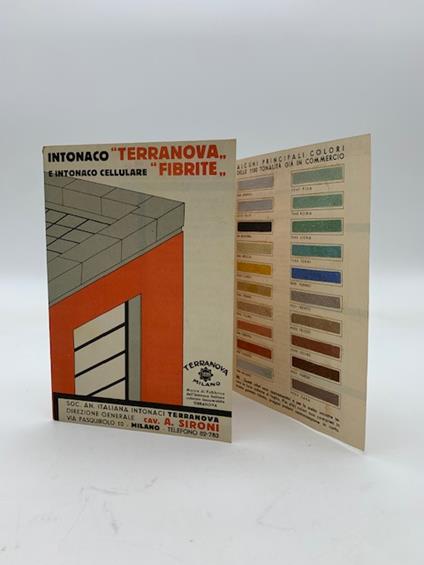 Intonaco Terranova e intonaco cellulare Fibrite (Brochure pubblicitaria) - copertina