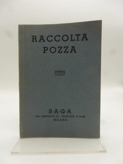 Raccolta Pozza. S.A.G.A., Milano - copertina