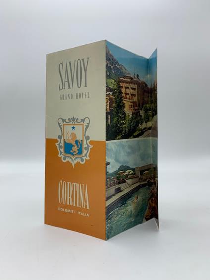 Savoy Grand Hotel. Cortina, Dolomiti, Italia (pieghevole pubblicitario) - copertina