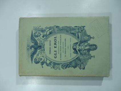 Gli eroi - Thomas Carlyle - copertina