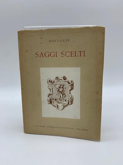 Saggi scelti - Michel De Montaigne - copertina