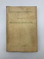 Bilancio del surrealismo
