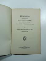 Discorso pronunciato dal conte Terenzio Mamiani ministro della Pubblica Istruzione nella solenne distribuzione dei premi agli allievi della Reale Accademia Albertina di Belle Arti