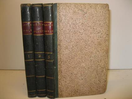 Avventure e osservazioni sopra le coste di Barberia. Seconda edizione riveduta dall'autore. Vol. I (-III) - Filippo Pananti - copertina