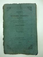 Storia della economia pubblica in Italia ossia epilogo critico degli economisti italiani preceduto da un'introduzione di Giuseppe Pecchio. Volume unico