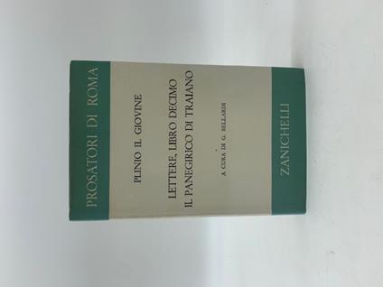 Lettere. Libro decimo. Il panegirico di Traiano - Plinio il Giovane - copertina