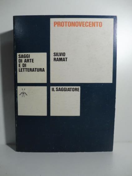 Protonovecento - Silvio Ramat - copertina