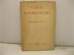 Canti barbaricini (2o edizione - 3o migliaio)