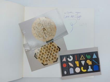 Lucio Del Pezzo. Lo spazio. Quarantacinque opere e un'automobile sul tema dello spazio (con dedica dell'artista) - Cesare Vivaldi - copertina