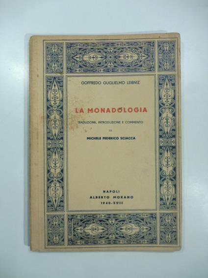 La monadologia - Gottfried W. Leibniz - copertina