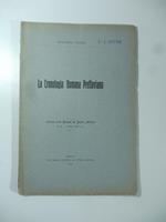 La cronologia romana preflaviana