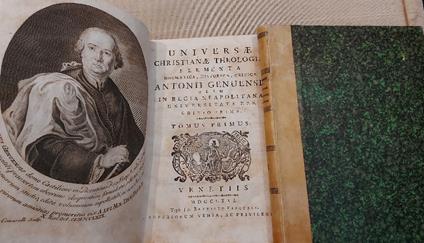 Universae Christianae Theologiae elementa dogmatica, historica, critica...Editio prima. Tomus primus-secundus - Antonio Genovesi - copertina