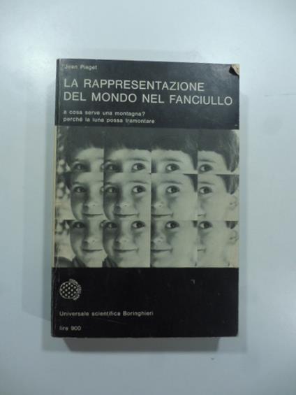 La rappresentazione del mondo nel fanciullo - Jean Piaget - copertina