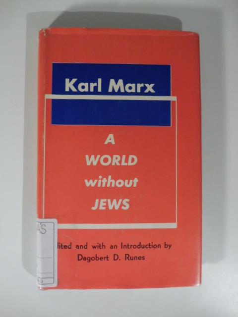 A world vithout jews - Karl Marx - copertina